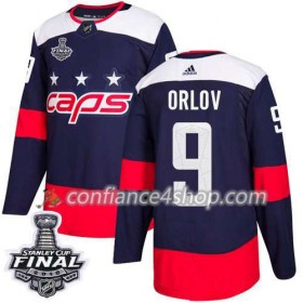 Adidas Maillot de Hockey Washington Capitals Dmitry Orlov 9 2018 Stanley Cup Final Patch Stadium Series Authentic - Homme
